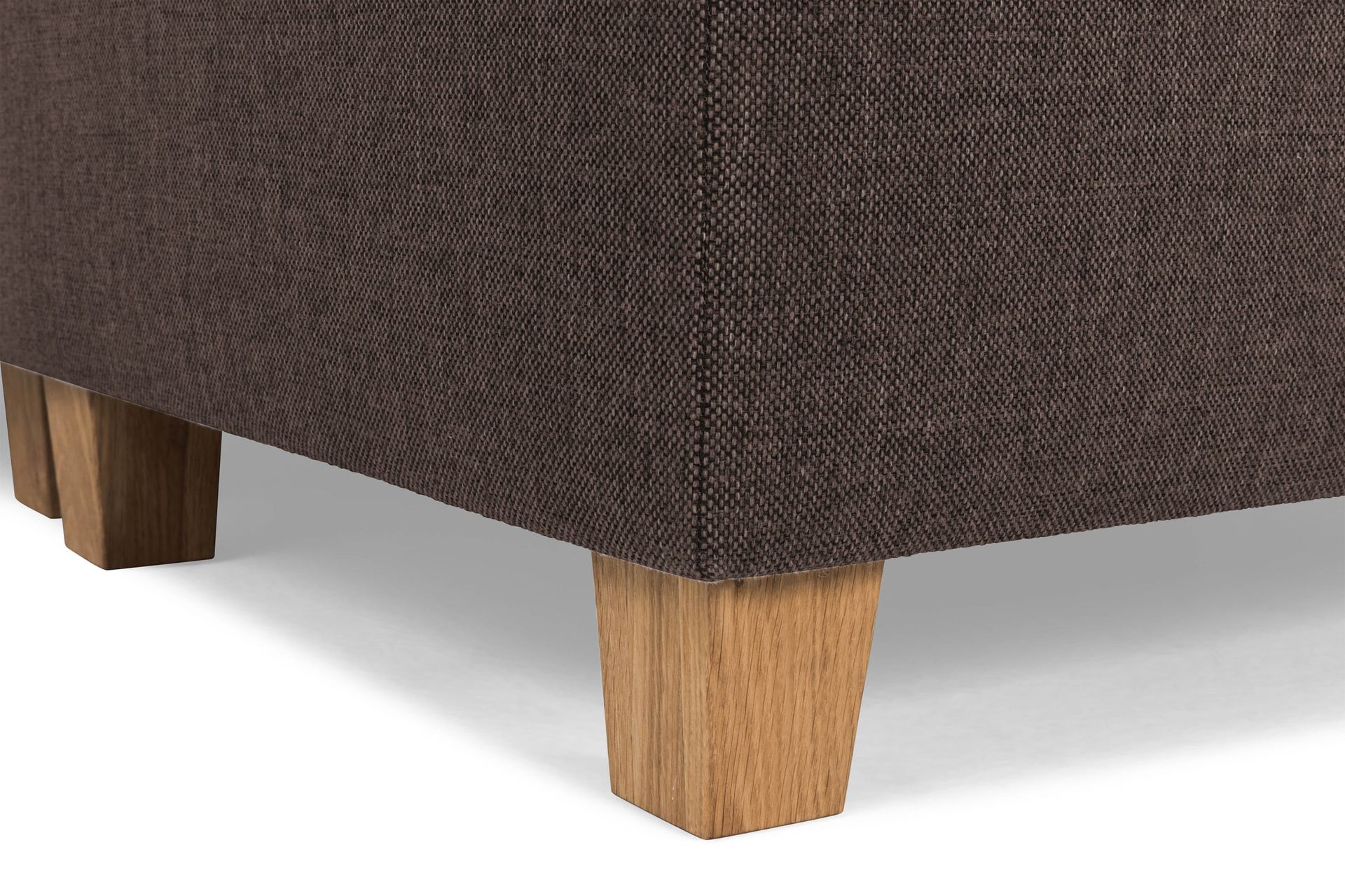 Crazy 5-seters Vendbar L-formet Large Hjørnesofa i Stoff - Brun - Møbler - Sofaer - Hjørnesofa