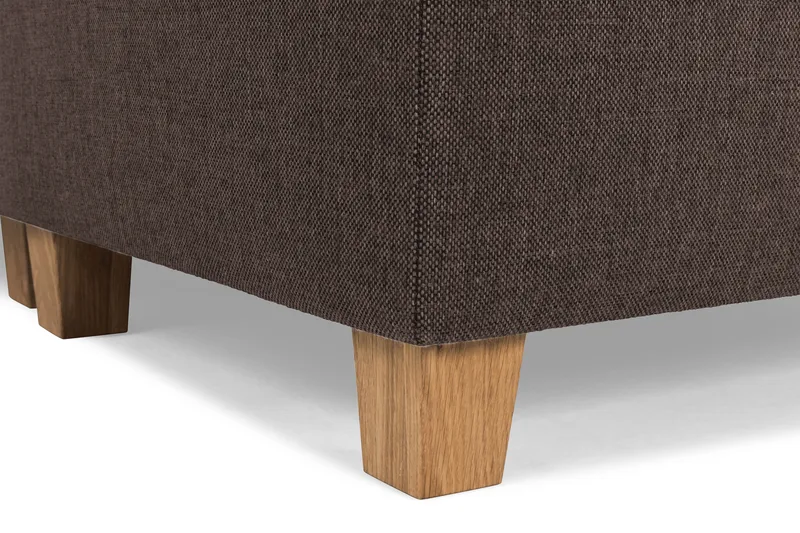 Crazy 5-seters Vendbar L-formet Large Hjørnesofa i Stoff - Brun - Møbler - Sofaer - Hjørnesofa