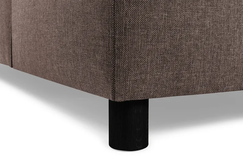 Crazy 5-seters Vendbar L-formet Large Hjørnesofa i Stoff - Brun - Møbler - Sofaer - Hjørnesofa