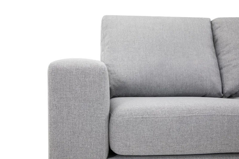 Crazy 5-seters Vendbar L-formet Large Hjørnesofa i Stoff - Grå - Møbler - Sofaer - Hjørnesofa