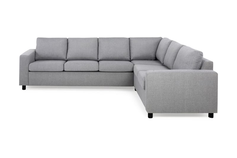 Crazy 5-seters Vendbar L-formet Large Hjørnesofa i Stoff - Grå - Møbler - Sofaer - Hjørnesofa