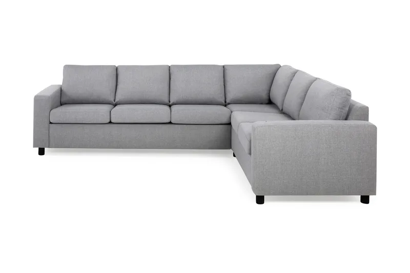 Crazy 5-seters Vendbar L-formet Large Hjørnesofa i Stoff - Grå - Møbler - Sofaer - Hjørnesofa