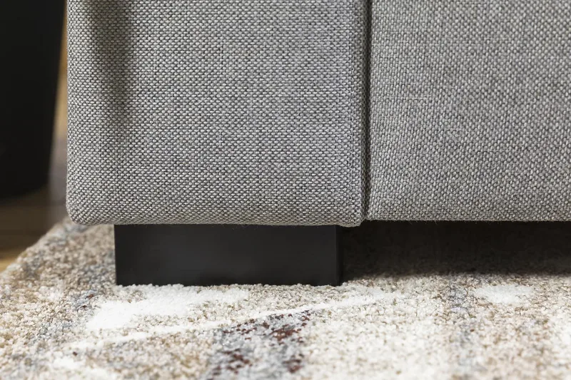 Crazy 5-seters Vendbar L-formet Large Hjørnesofa i Stoff - Grå - Møbler - Sofaer - Hjørnesofa