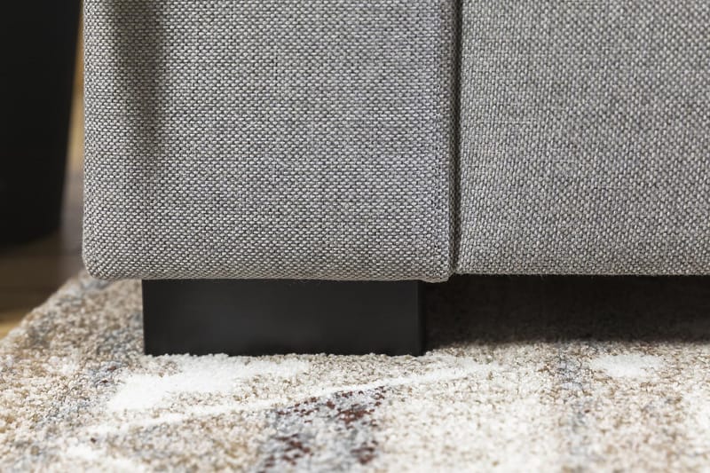 Crazy 5-seters Vendbar L-formet Large Hjørnesofa i Stoff - Grå - Møbler - Sofaer - Hjørnesofa