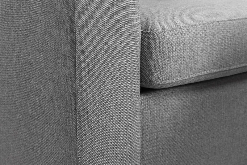 Crazy 5-seters Vendbar L-formet Large Hjørnesofa i Stoff - Grå - Møbler - Sofaer - Hjørnesofa