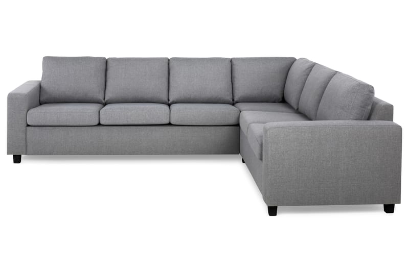 Crazy 5-seters Vendbar L-formet Large Hjørnesofa i Stoff - Grå - Møbler - Sofaer - Hjørnesofa