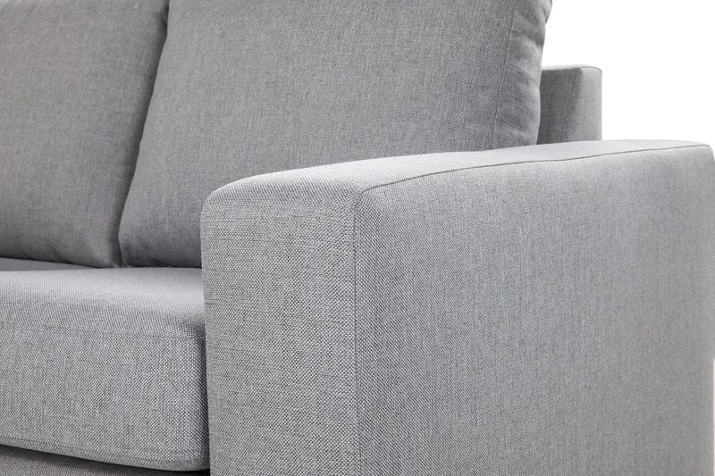 Crazy 5-seters Vendbar L-formet Large Hjørnesofa i Stoff - Grå - Møbler - Sofaer - Hjørnesofa