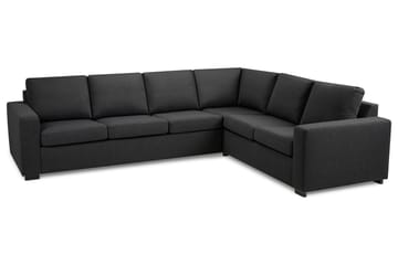 Crazy 5-seters Vendbar L-formet Large Hjørnesofa i Stoff - Mørk grå - Møbler - Sofaer - Hjørnesofa