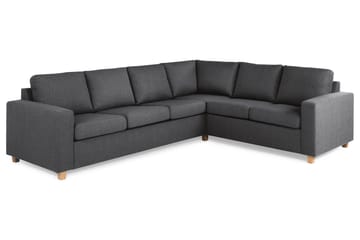 Crazy 5-seters Vendbar L-formet Large Hjørnesofa i Stoff - Mørk grå - Møbler - Sofaer - Hjørnesofa
