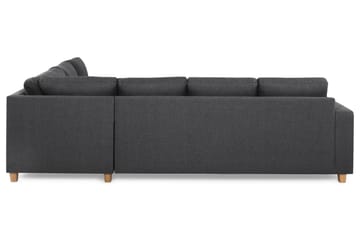 Crazy 5-seters Vendbar L-formet Large Hjørnesofa i Stoff - Mørk grå - Møbler - Sofaer - Hjørnesofa
