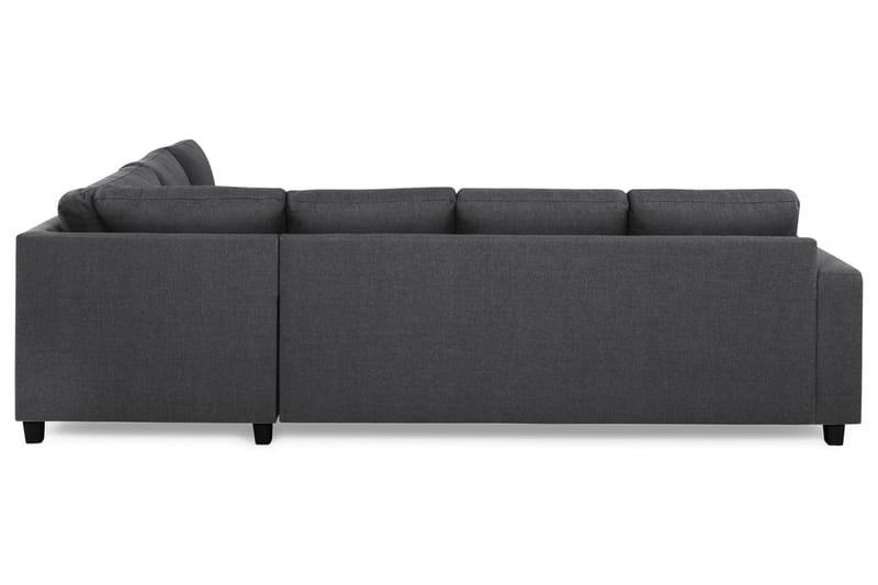 Crazy 5-seters Vendbar L-formet Large Hjørnesofa i Stoff - Mørk grå - Møbler - Sofaer - Hjørnesofa