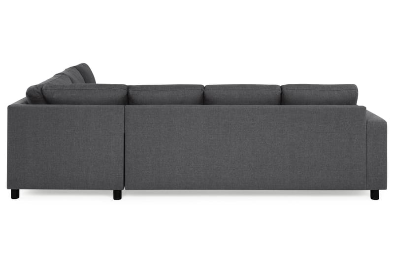 Crazy 5-seters Vendbar L-formet Large Hjørnesofa i Stoff - Mørk grå - Møbler - Sofaer - Hjørnesofa