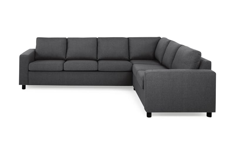 Crazy 5-seters Vendbar L-formet Large Hjørnesofa i Stoff - Mørk grå - Møbler - Sofaer - Hjørnesofa