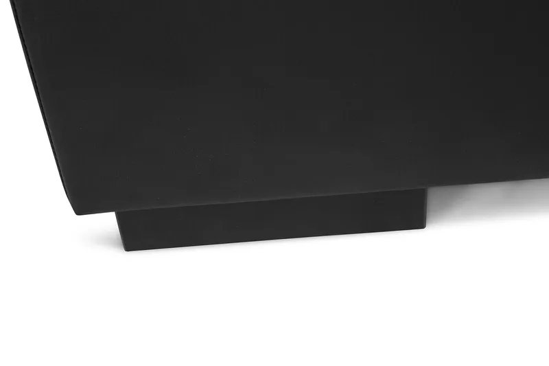 Crazy 5-seters Venstrevendt U-formet Hjørnesofa med Divan i Kunstlær - Svart - Møbler - Sofaer - Hjørnesofa - Hjørnesofa med divan