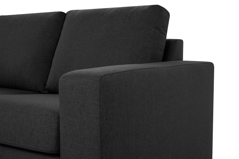 Crazy 5-seters Venstrevendt U-formet Hjørnesofa med Divan i Stoff - Antrasitt - Møbler - Sofaer - Hjørnesofa - Hjørnesofa med divan