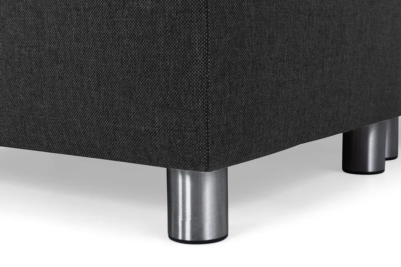 Crazy 5-seters Venstrevendt U-formet Hjørnesofa med Divan i Stoff - Antrasitt - Møbler - Sofaer - Hjørnesofa - Hjørnesofa med divan