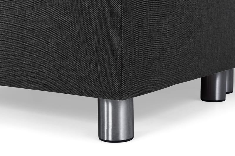 Crazy 5-seters Venstrevendt U-formet Hjørnesofa med Divan i Stoff - Antrasitt - Møbler - Sofaer - Hjørnesofa - Hjørnesofa med divan