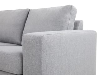 Crazy 5-seters Venstrevendt U-formet Hjørnesofa med Divan i Stoff - Grå - Møbler - Sofaer - Hjørnesofa - Hjørnesofa med divan