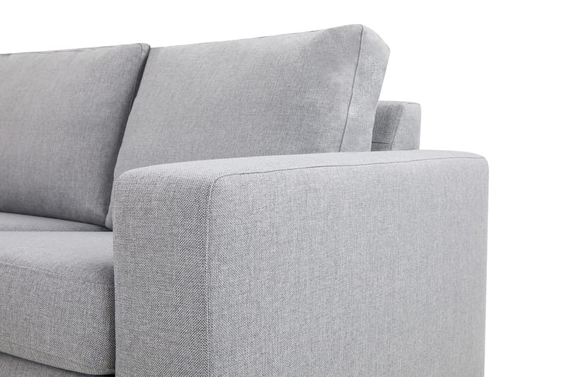 Crazy 5-seters Venstrevendt U-formet Hjørnesofa med Divan i Stoff - Grå - Møbler - Sofaer - Hjørnesofa - Hjørnesofa med divan