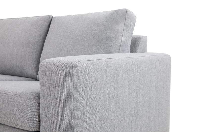Crazy 5-seters Venstrevendt U-formet Hjørnesofa med Divan i Stoff - Grå - Møbler - Sofaer - Hjørnesofa - Hjørnesofa med divan