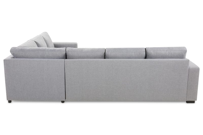 Crazy 5-seters Venstrevendt U-formet Hjørnesofa med Divan i Stoff - Grå - Møbler - Sofaer - Hjørnesofa