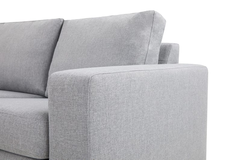 Crazy 5-seters Venstrevendt U-formet Hjørnesofa med Divan i Stoff - Grå - Møbler - Sofaer - Hjørnesofa