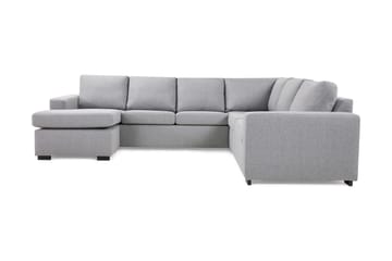 Crazy 5-seters Venstrevendt U-formet Hjørnesofa med Divan i Stoff