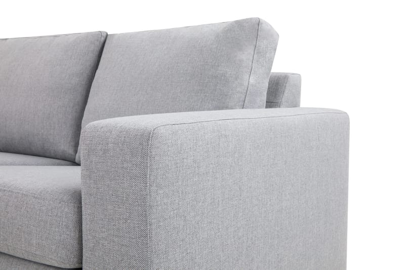 Crazy 5-seters Venstrevendt U-formet Hjørnesofa med Divan i Stoff - Grå - Møbler - Sofaer - Hjørnesofa