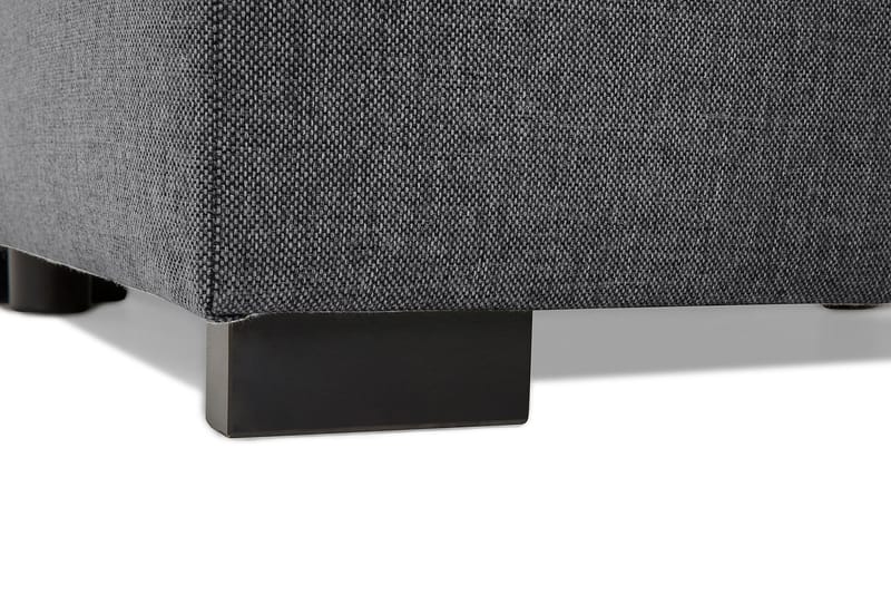 Crazy 5-seters Venstrevendt U-formet Hjørnesofa med Divan i Stoff - Mørk grå - Møbler - Sofaer - Hjørnesofa