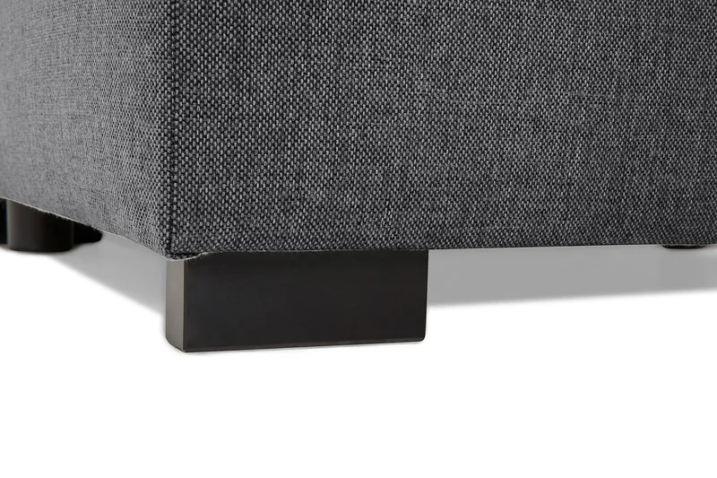 Crazy 5-seters Venstrevendt U-formet Hjørnesofa med Divan i Stoff - Mørk grå - Møbler - Sofaer - Hjørnesofa - Hjørnesofa med divan