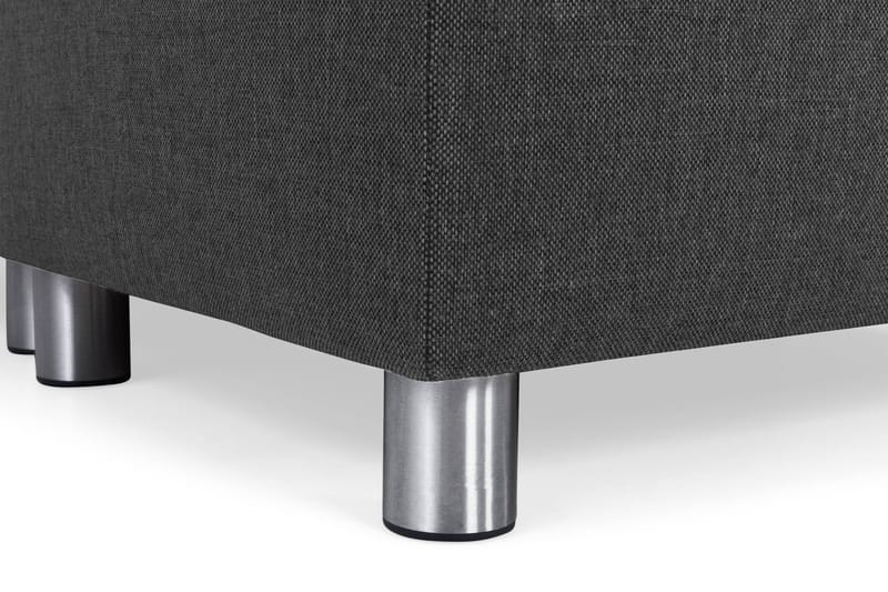 Crazy 6-seters Vendbar L-formet X-Large Hjørnesofa i Stoff - Antrasitt - Møbler - Sofaer - Hjørnesofa