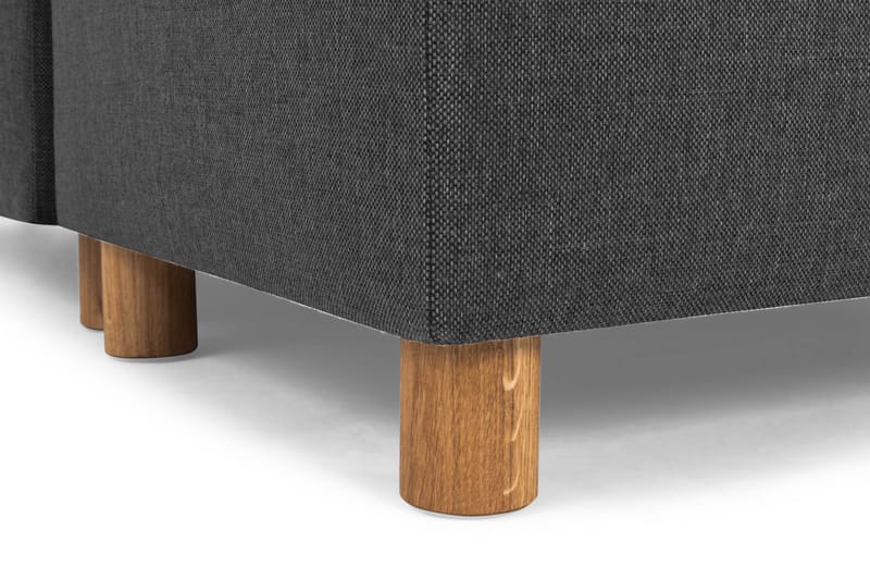 Crazy 6-seters Vendbar L-formet X-Large Hjørnesofa i Stoff - Antrasitt - Møbler - Sofaer - Hjørnesofa