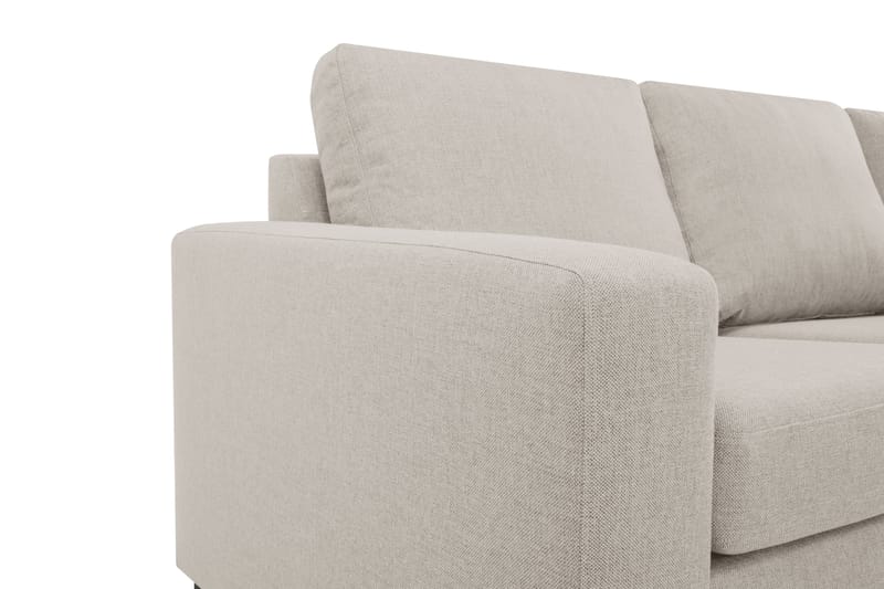 Crazy 6-seters Vendbar L-formet X-Large Hjørnesofa i Stoff - Beige - Møbler - Sofaer - Hjørnesofa