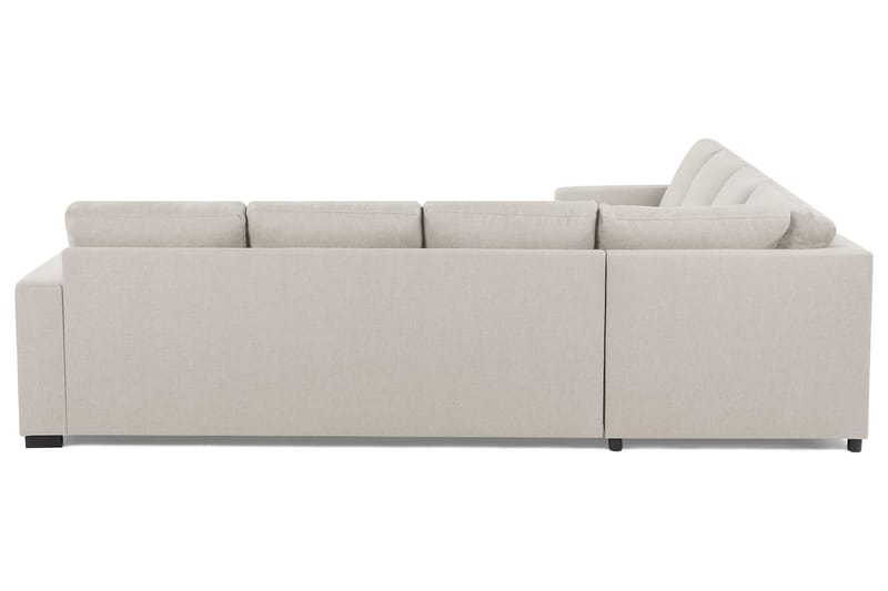 Crazy 6-seters Vendbar L-formet X-Large Hjørnesofa i Stoff - Beige - Møbler - Sofaer - Hjørnesofa