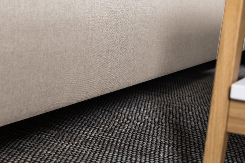Crazy 6-seters Vendbar L-formet X-Large Hjørnesofa i Stoff - Beige - Møbler - Sofaer - Hjørnesofa