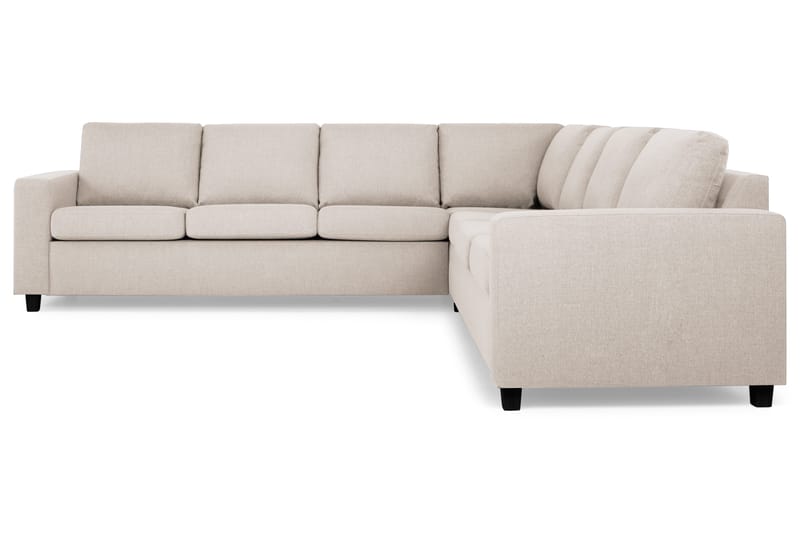 Crazy 6-seters Vendbar L-formet X-Large Hjørnesofa i Stoff - Beige - Møbler - Sofaer - Hjørnesofa