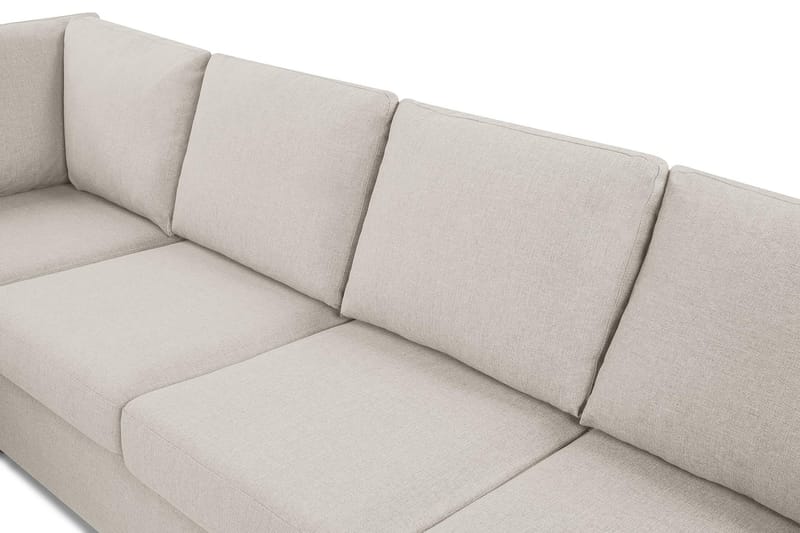 Crazy 6-seters Vendbar L-formet X-Large Hjørnesofa i Stoff - Beige - Møbler - Sofaer - Hjørnesofa