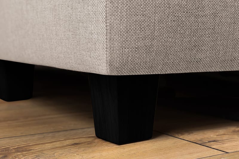 Crazy 6-seters Vendbar L-formet X-Large Hjørnesofa i Stoff - Beige - Møbler - Sofaer - Hjørnesofa