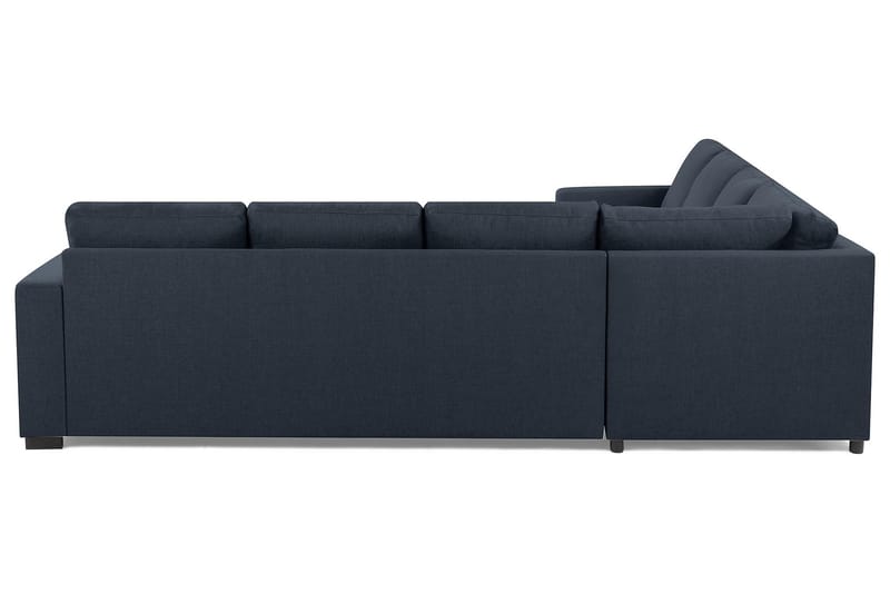 Crazy 6-seters Vendbar L-formet X-Large Hjørnesofa i Stoff - Blå - Møbler - Sofaer - Hjørnesofa