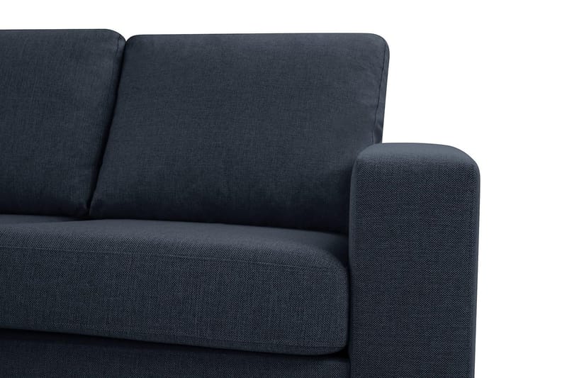 Crazy 6-seters Vendbar L-formet X-Large Hjørnesofa i Stoff - Blå - Møbler - Sofaer - Hjørnesofa