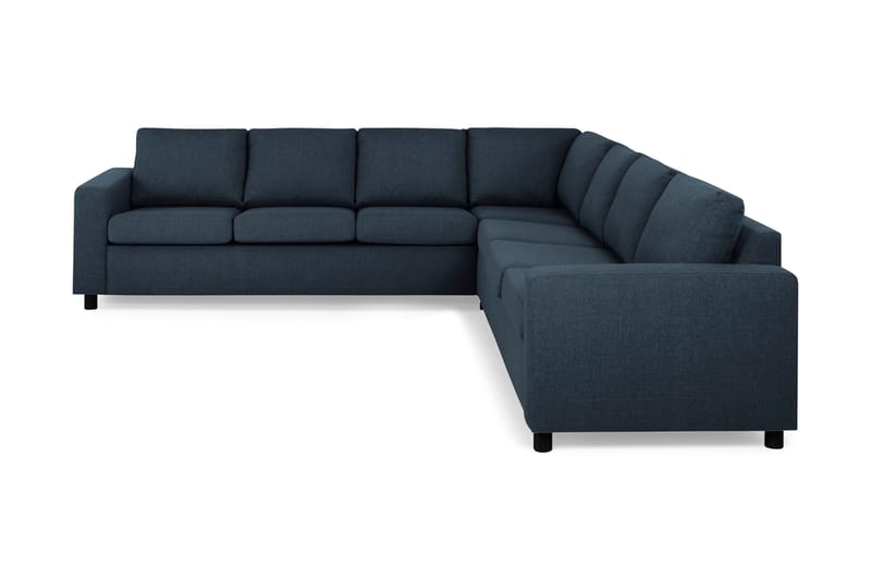 Crazy 6-seters Vendbar L-formet X-Large Hjørnesofa i Stoff - Blå - Møbler - Sofaer - Hjørnesofa