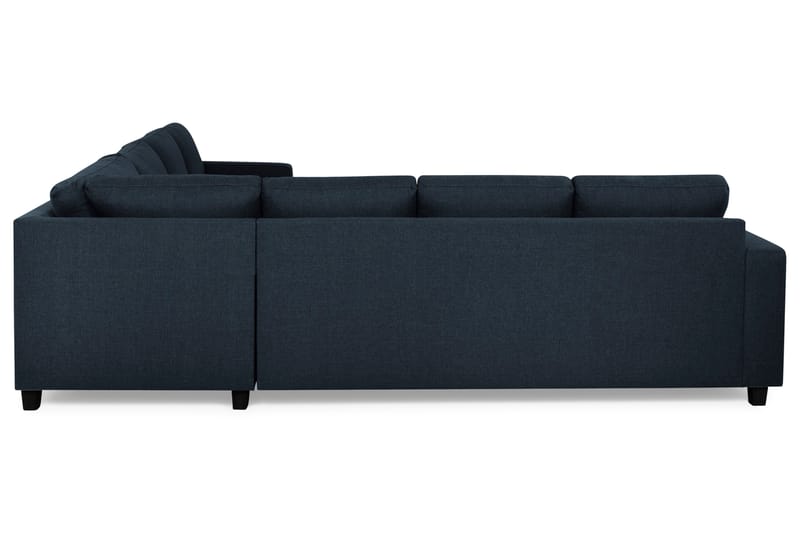 Crazy 6-seters Vendbar L-formet X-Large Hjørnesofa i Stoff - Blå - Møbler - Sofaer - Hjørnesofa