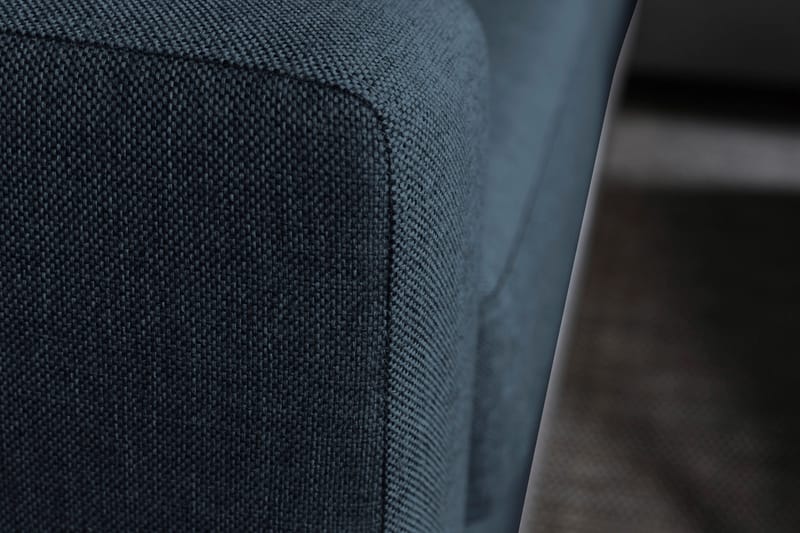 Crazy 6-seters Vendbar L-formet X-Large Hjørnesofa i Stoff - Blå - Møbler - Sofaer - Hjørnesofa