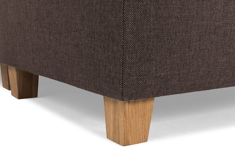 Crazy 6-seters Vendbar L-formet X-Large Hjørnesofa i Stoff - Brun - Møbler - Sofaer - Hjørnesofa