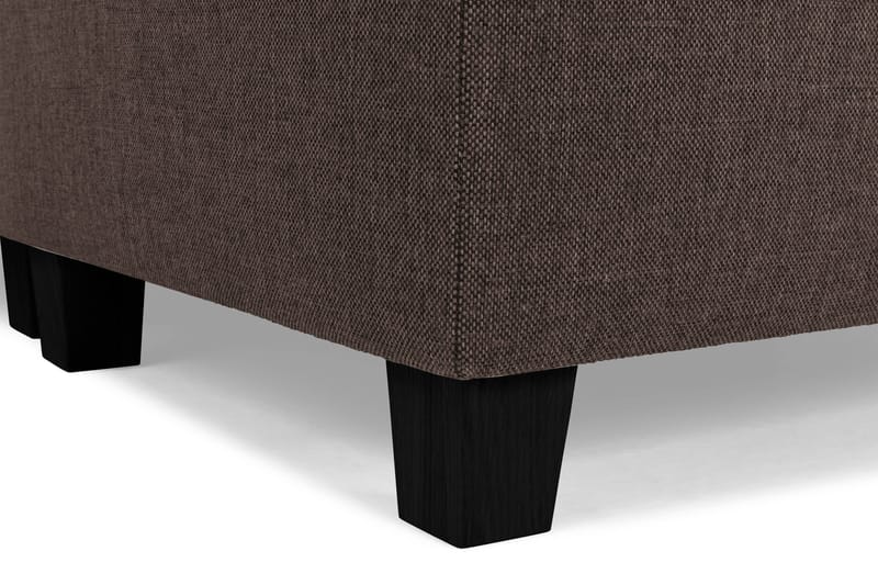 Crazy 6-seters Vendbar L-formet X-Large Hjørnesofa i Stoff - Brun - Møbler - Sofaer - Hjørnesofa