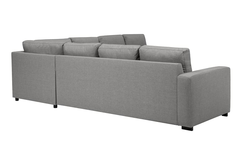 Crazy 6-seters Vendbar L-formet X-Large Hjørnesofa i Stoff - Grå - Møbler - Sofaer - Hjørnesofa