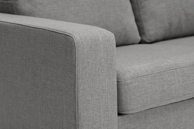 Crazy 6-seters Vendbar L-formet X-Large Hjørnesofa i Stoff - Grå - Møbler - Sofaer - Hjørnesofa
