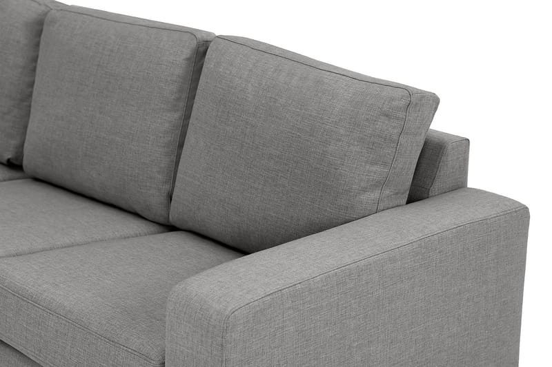 Crazy 6-seters Vendbar L-formet X-Large Hjørnesofa i Stoff - Grå - Møbler - Sofaer - Hjørnesofa