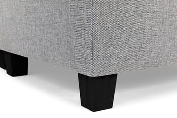 Crazy 6-seters Vendbar L-formet X-Large Hjørnesofa i Stoff - Grå - Møbler - Sofaer - Hjørnesofa