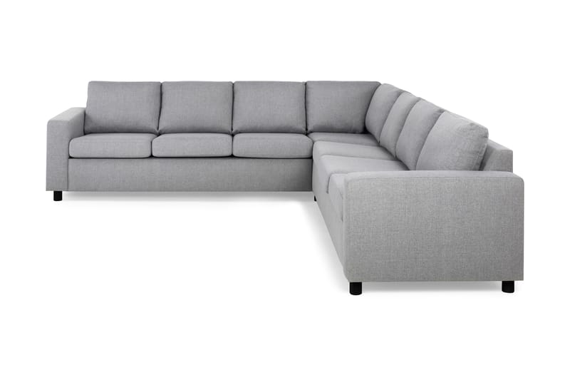 Crazy 6-seters Vendbar L-formet X-Large Hjørnesofa i Stoff - Grå - Møbler - Sofaer - Hjørnesofa